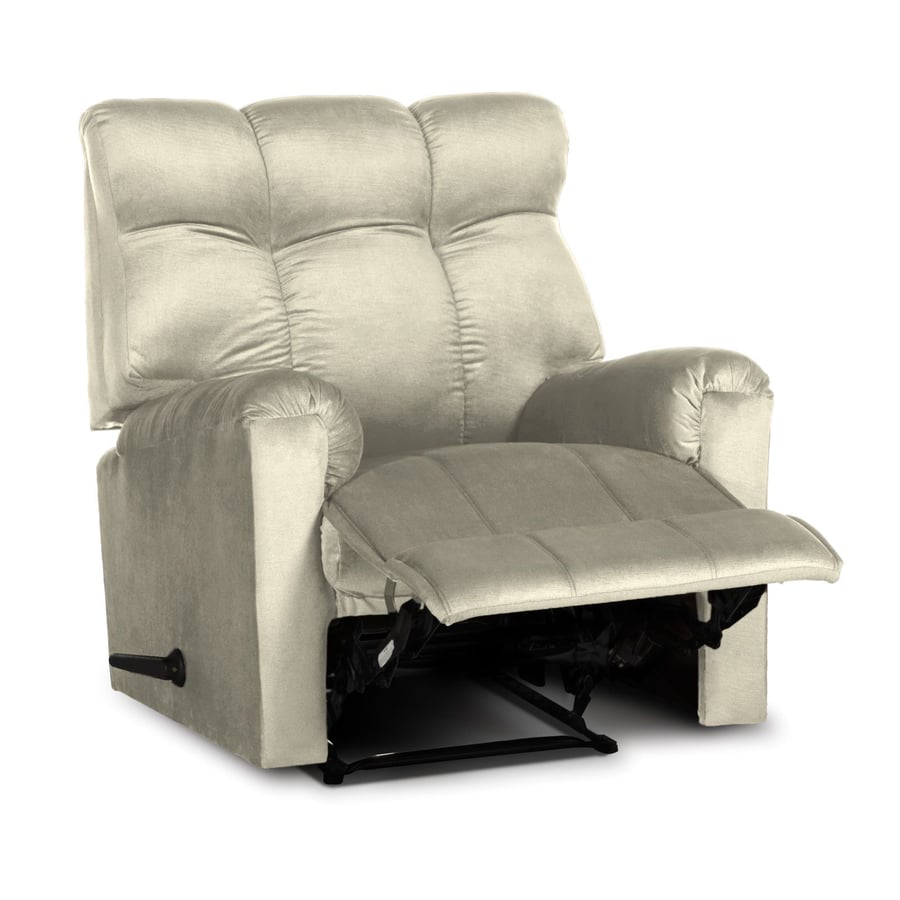 Fixed relaxation chair, light beige color, size 90x80x100 cm