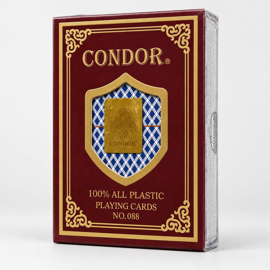 ورق لعب كوندر Condor No.088 المصنوع من البلاستيك 100%