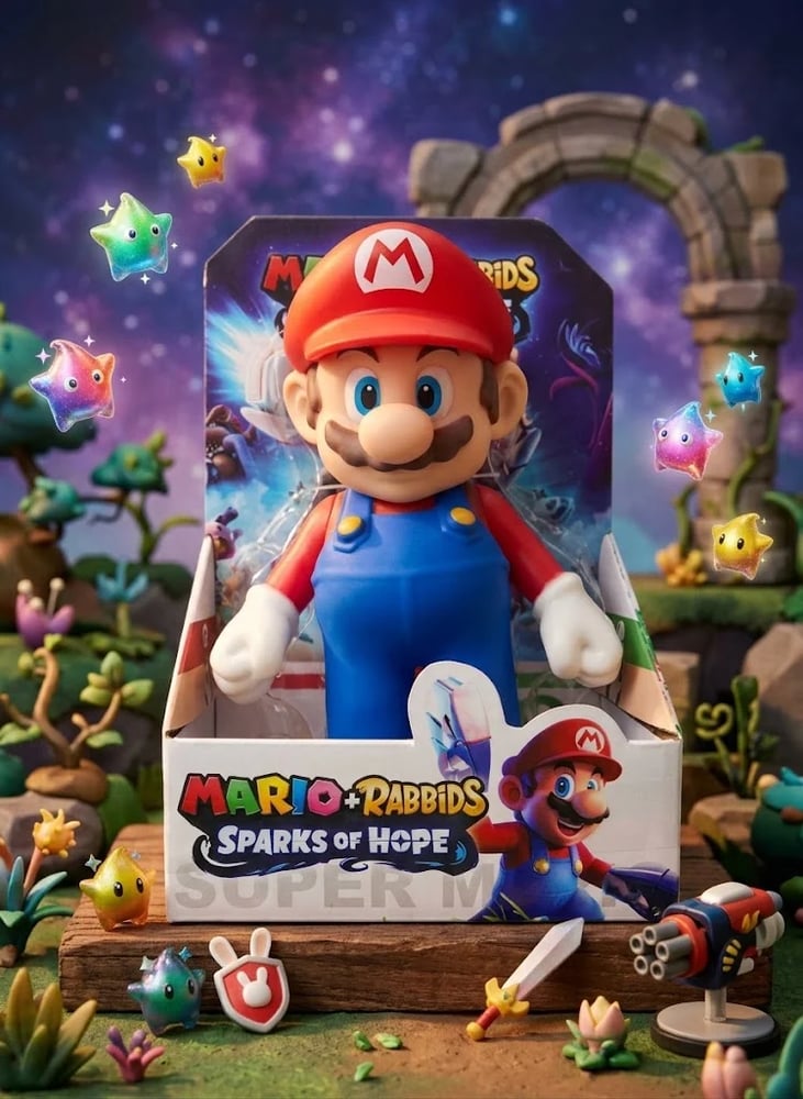 مجسم سوبر ماريو Super Mario – شخصية ماريو من Mario + Rabbids Sparks of Hope
