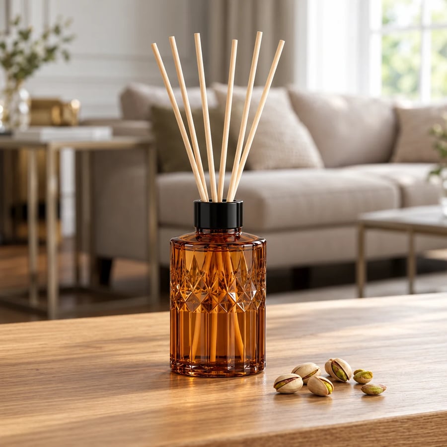 معطر جو بالأعواد أروما بوتيك برائحة آيس كريم الفستق Pistachio Ice Cream – 500 مل