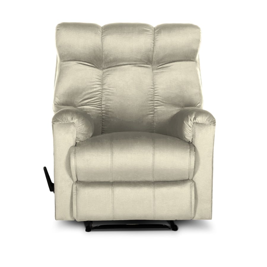 Fixed relaxation chair, light beige color, size 90x80x100 cm