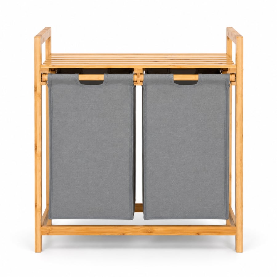 double-laundry-hamper-grey-wooden-shelf-98x43x33.webp