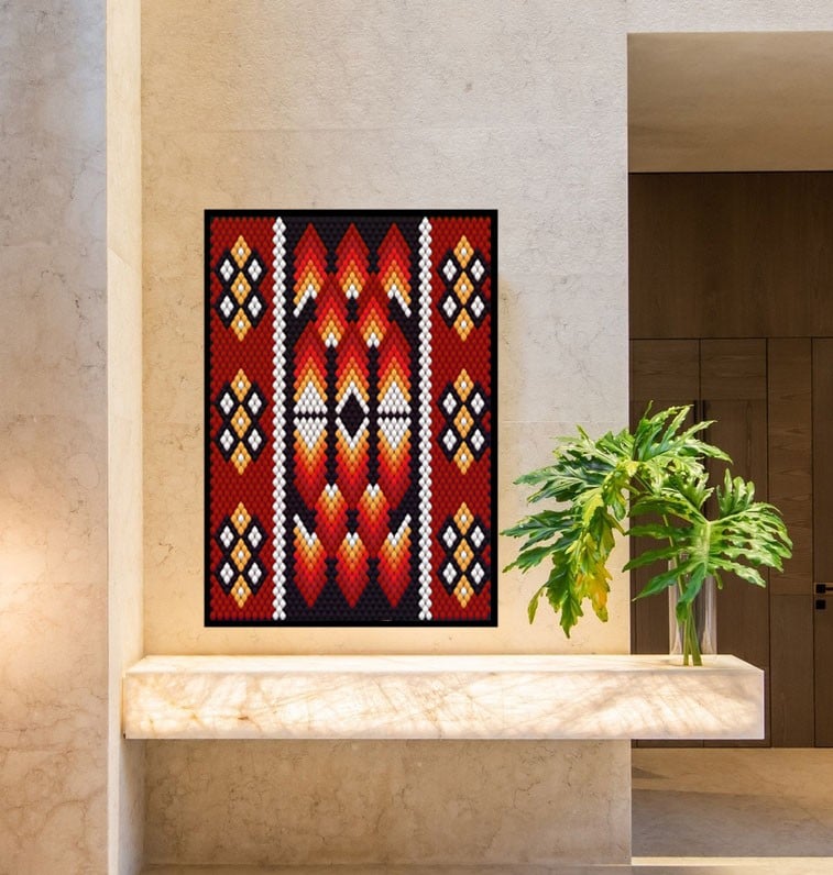 لوحات لتغطية عداد الكهرباء بتصميم مميز متعدده الالوان مقاس 60x90 سم