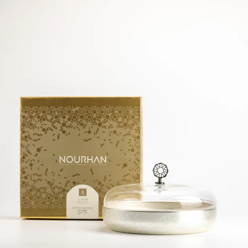 Large-sized Tamria from Norhan - matte silver + shiny silver