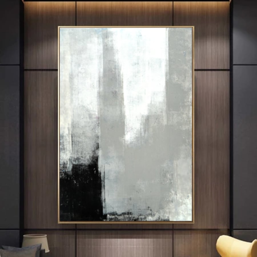 لوحات تجريدية بتصميم مميز متعدده الالوان مقاس 100x150 سم