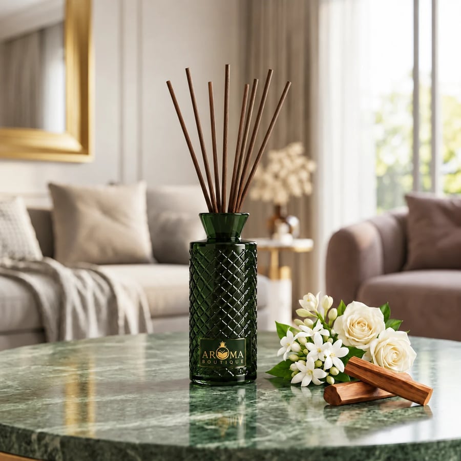 معطر جو بالأعواد أروما بوتيك برائحة الزهور وخشب الصندل Floral & Sandalwood – 1000 مل