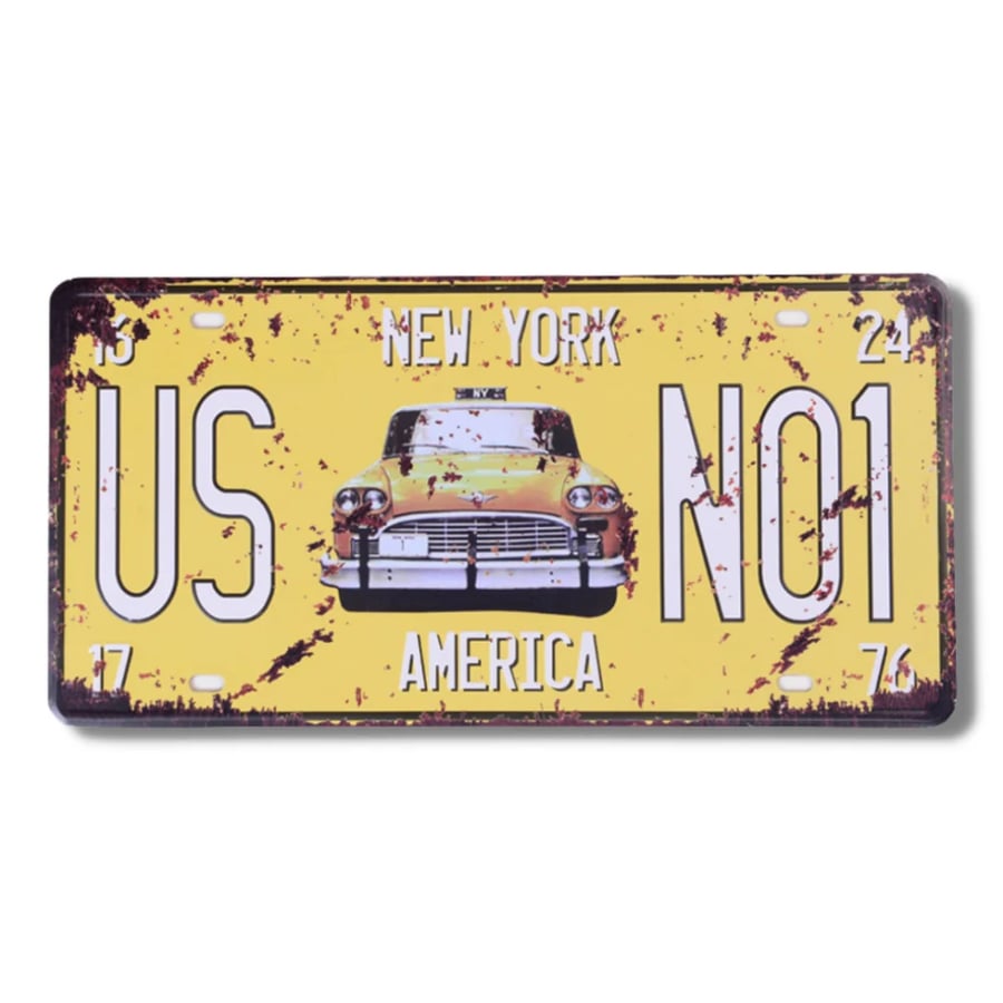 لوحة ديكور معدنية    US NO 1