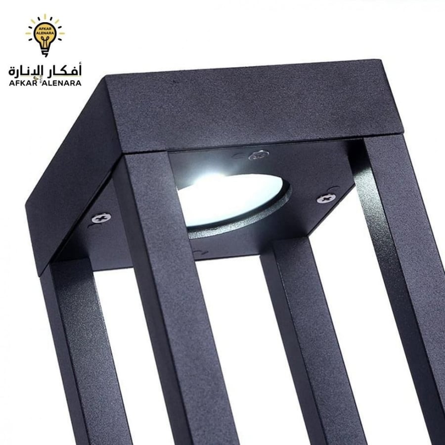 عامود حدائق ليد مربع