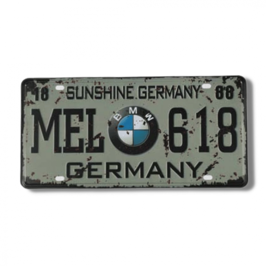 لوحة ديكور معدنية  BMW -618