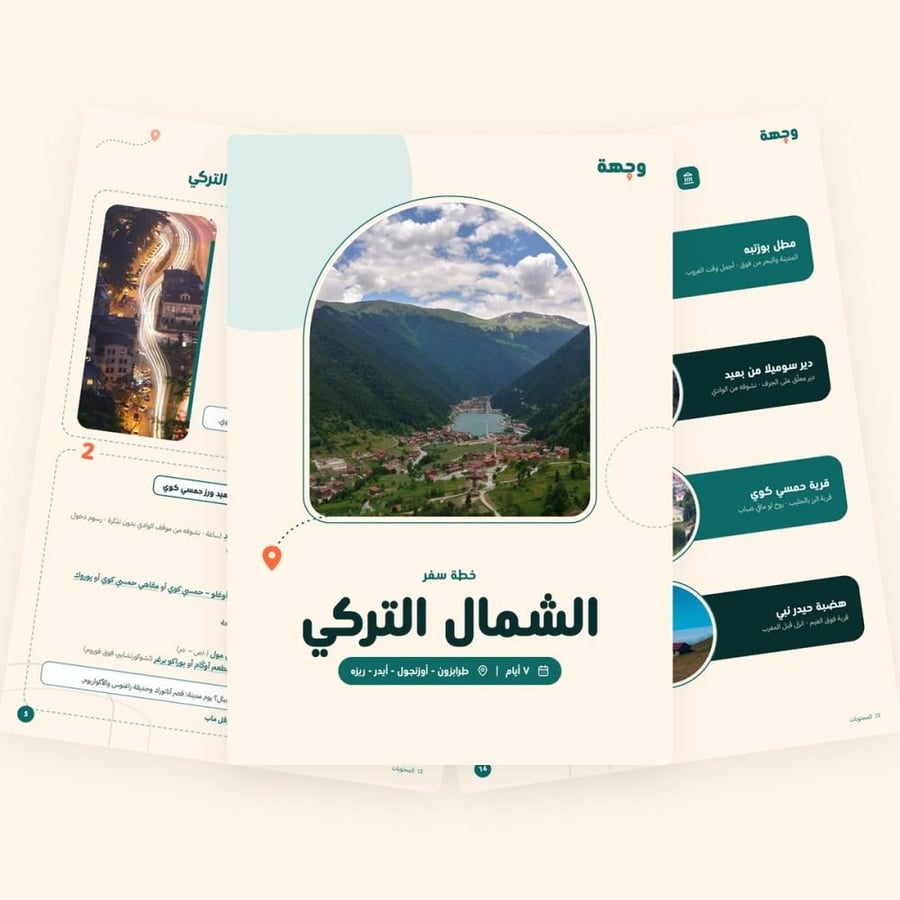 من داخل خطة سفر الشمال التركي 7 أيام
