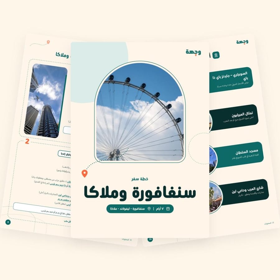 من داخل خطة سفر سنغافورة وملاكا 7 أيام