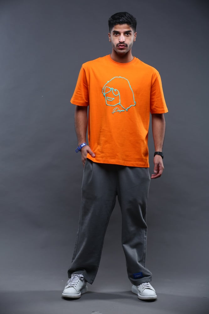 Oversized orange T-shirt