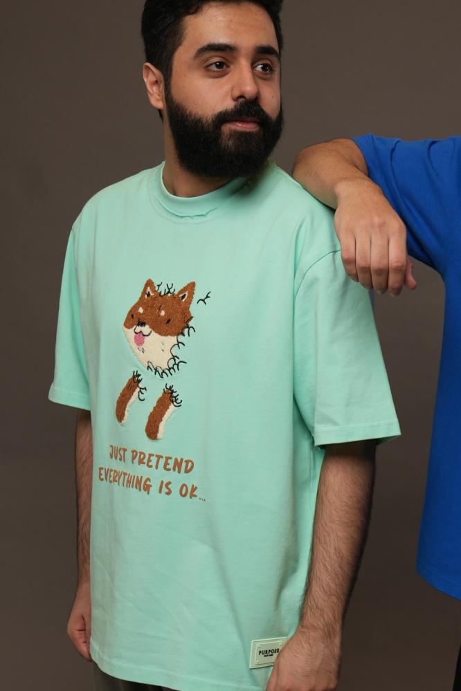 baby blue t shirt