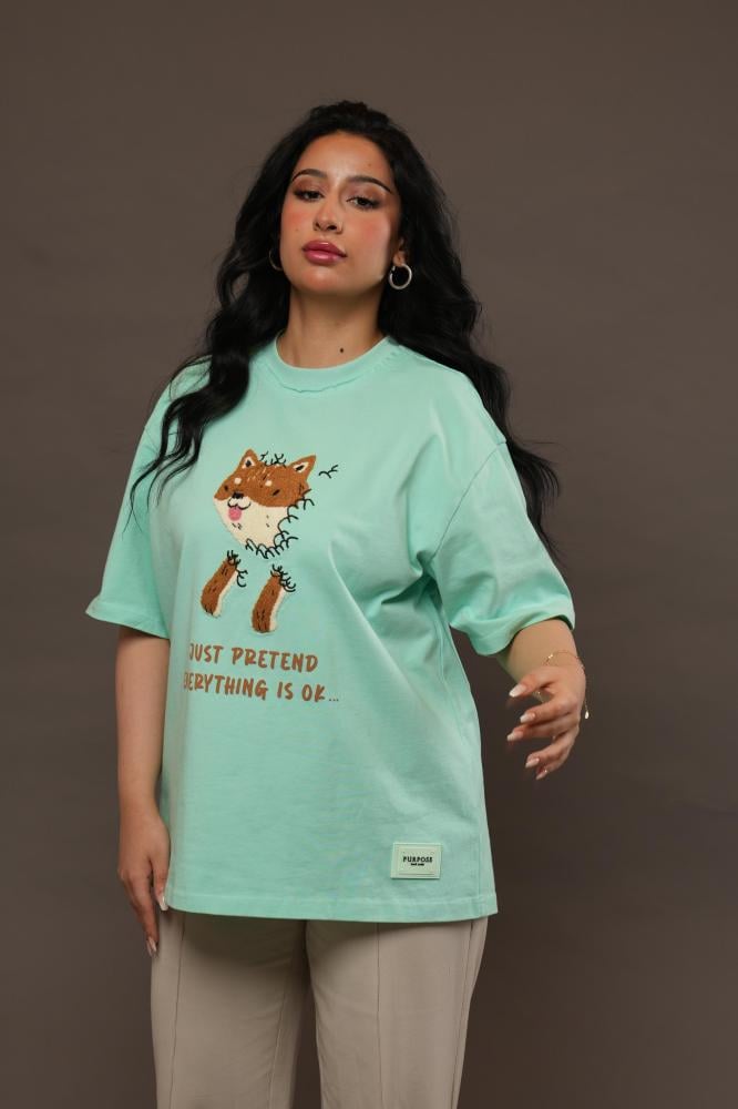 baby blue t shirt