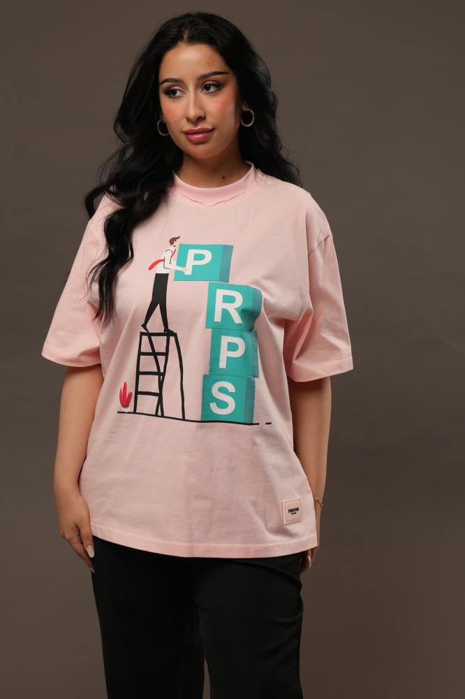 orange pink t shirt