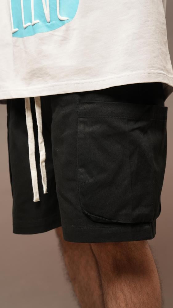 Black Cargo Shorts