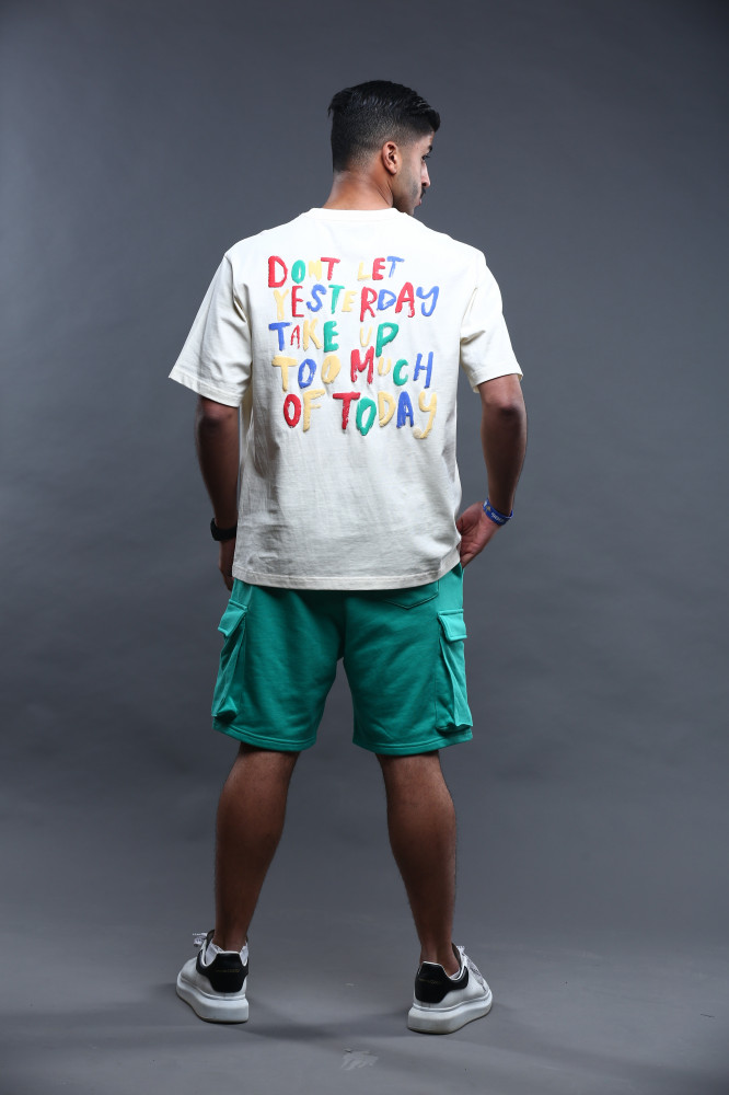 Oversized off-white T-shirt