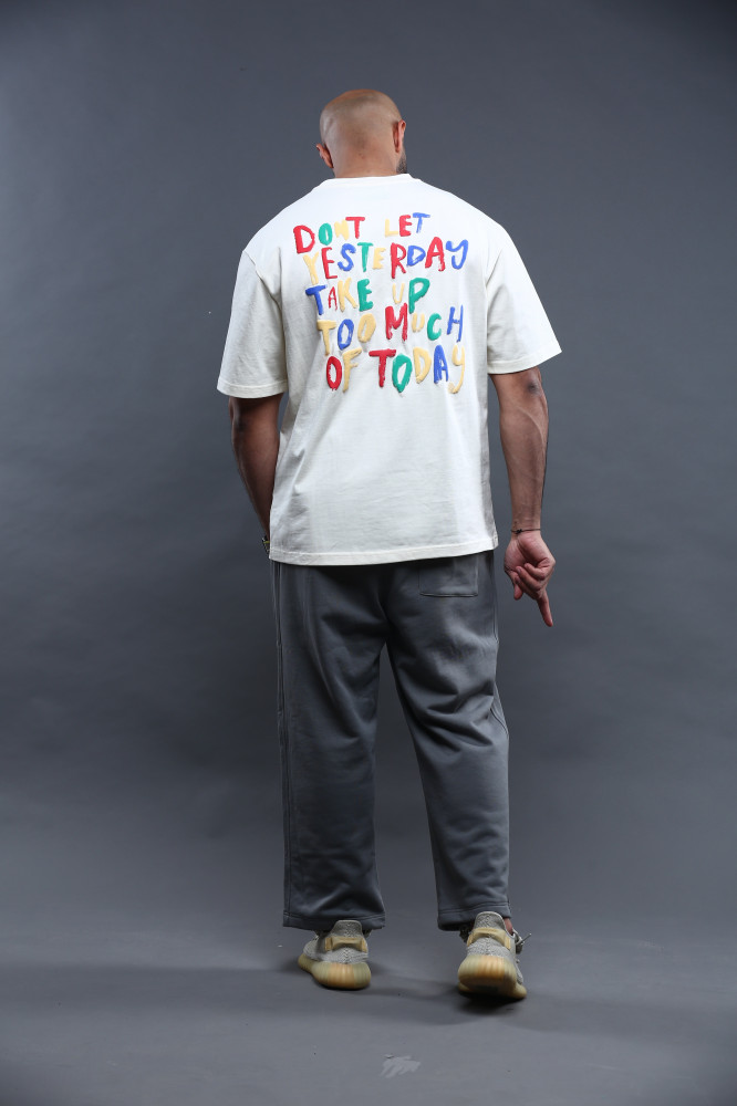 Oversized off-white T-shirt