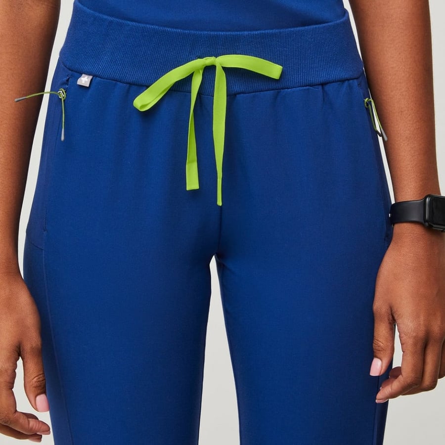 Figs,  Electric Blue Cambridge Jogger Pants
