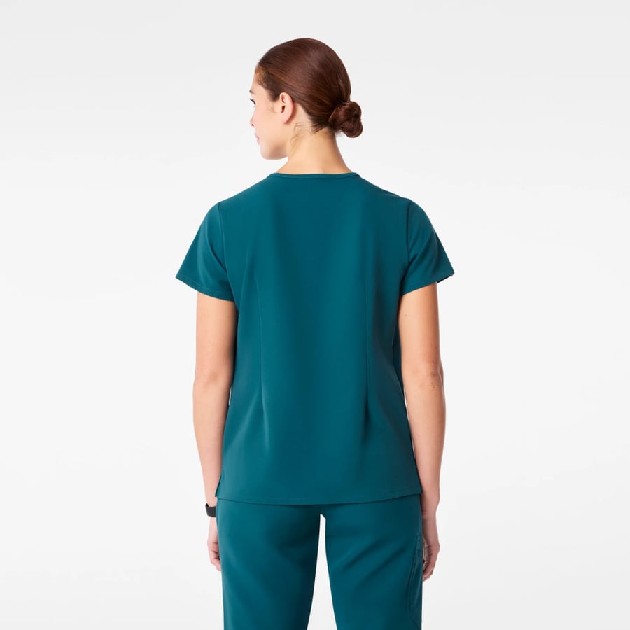 Figs, Caribbean Blue Catarina Top