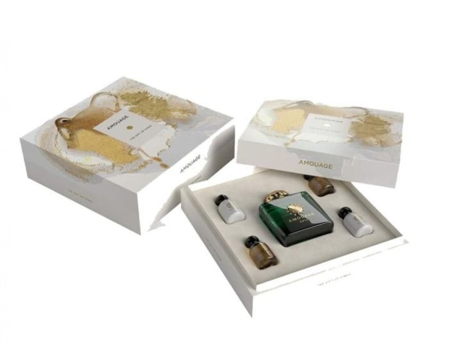 طقم عطر أمواج إيبيك النسائي 100 مل مع لوشن للجسم وجل الاستحمام – Amouage Epic Woman Gift Set 100ml with Body Lotion & Mini Shower Gels