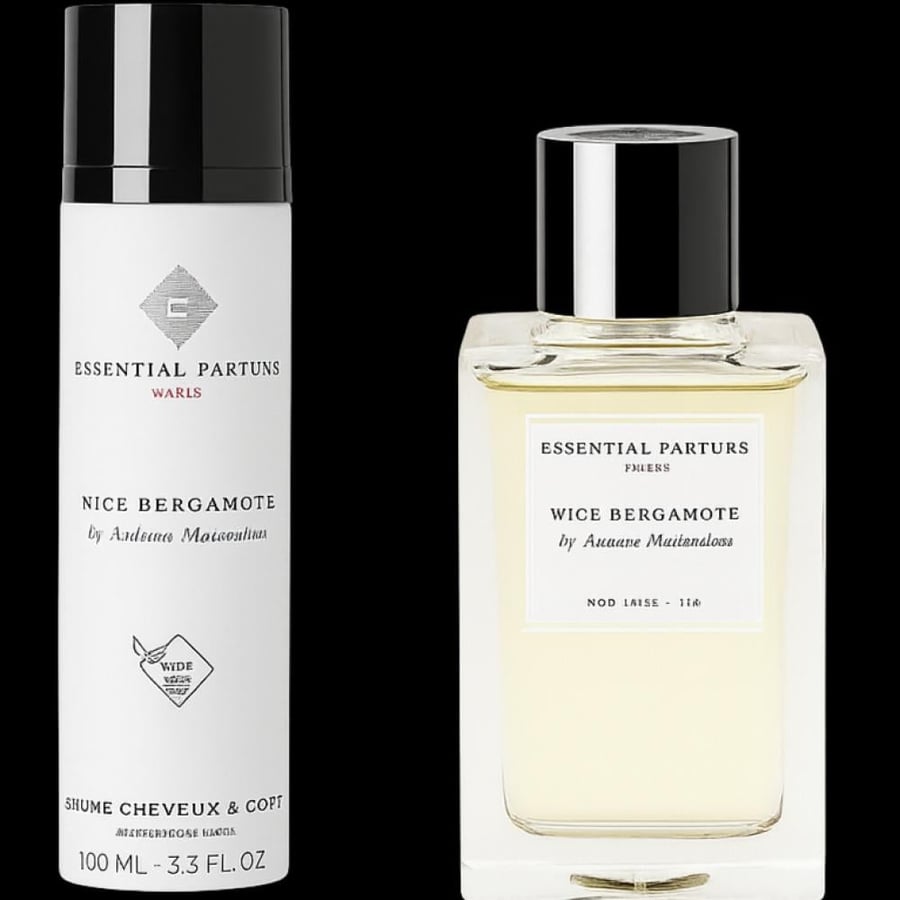 مجموعة اسينشيال بيرفيوم نايس برغموت (عطر 100مل + معطر 100مل) | Essential Parfums Nice Bergamot Set
