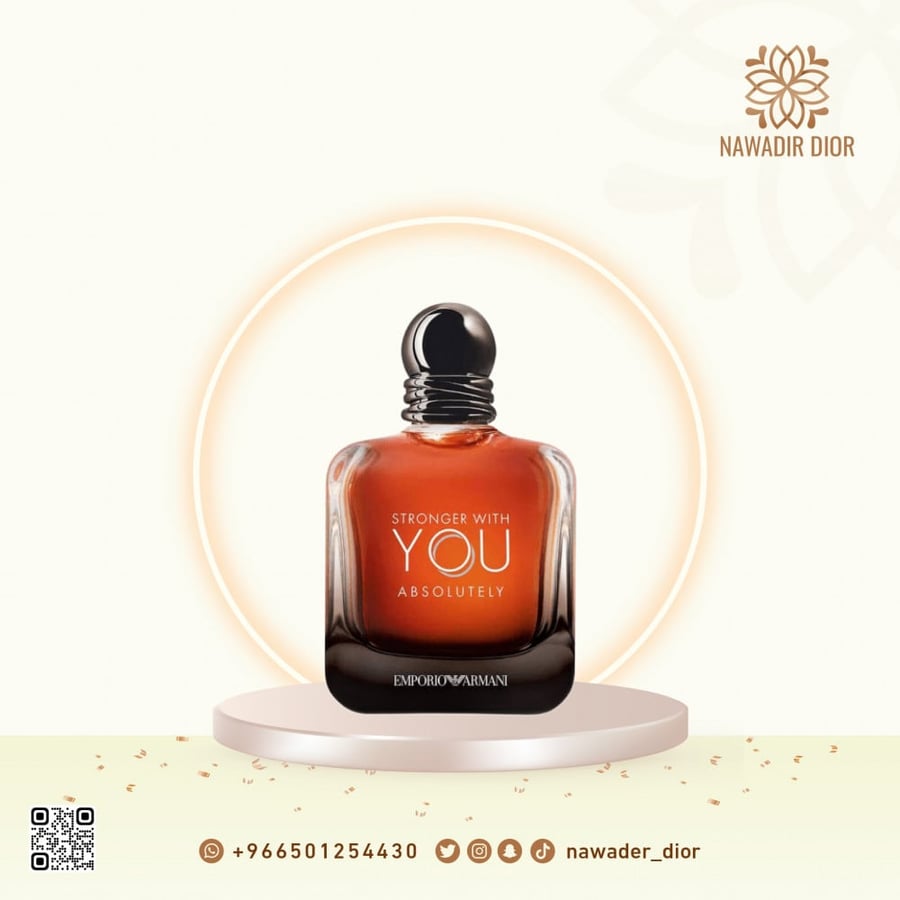 Giorgio Armani Stronger With You Absolutely Perfume by Armani for Men - Eau de Parfum, 100ml