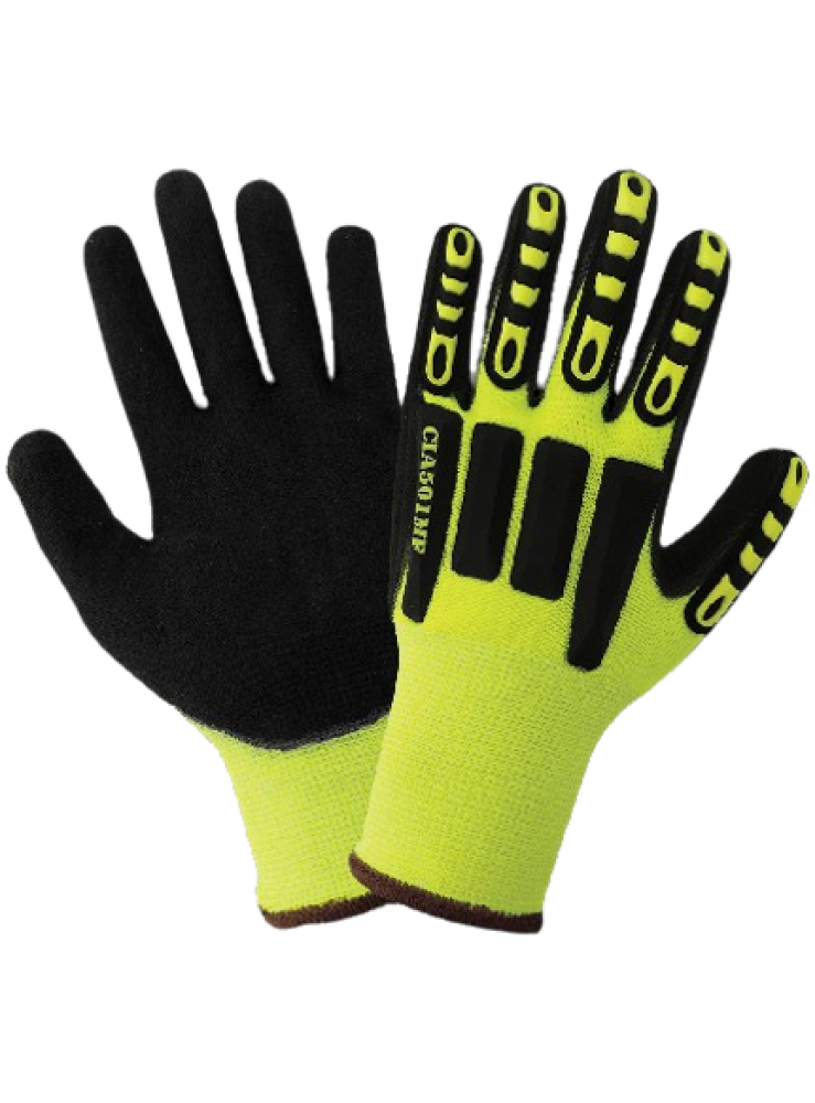 Anti Cut, Anti-Impact Nitrile Coated Safety Work Gloves