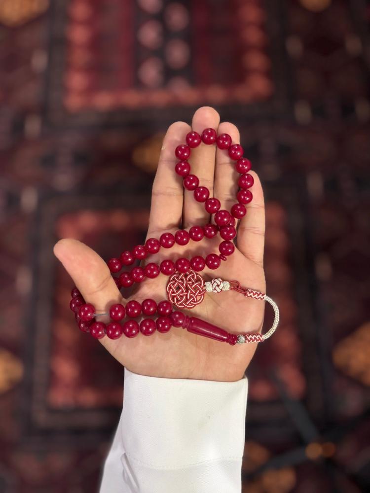 مسباح بكلايت عنابي بطربزونة