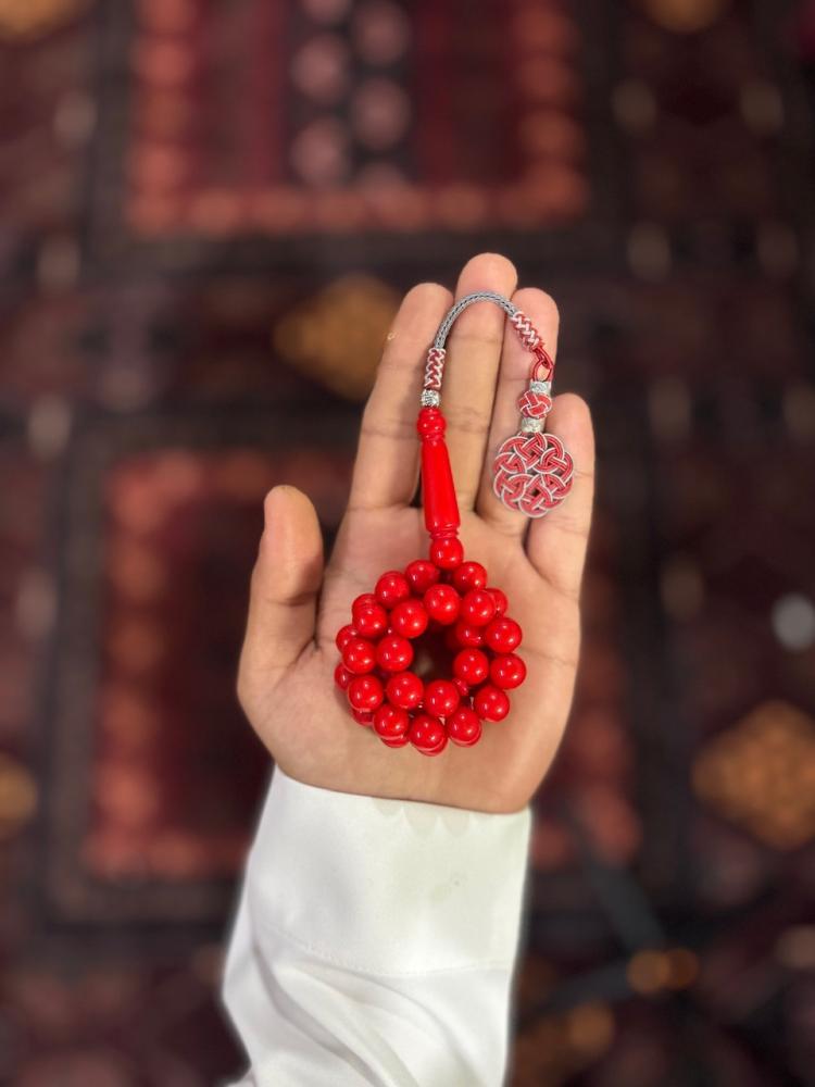 مسباح بكلايت احمر بطربزونة