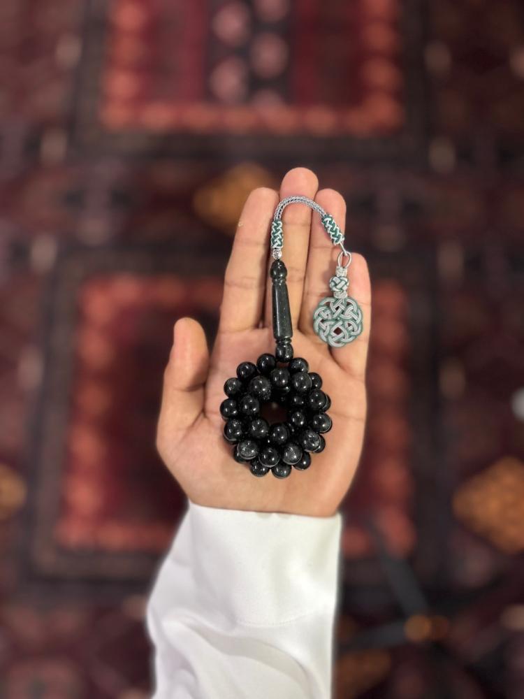 مسباح بكلايت اسود منجم بطربزونة