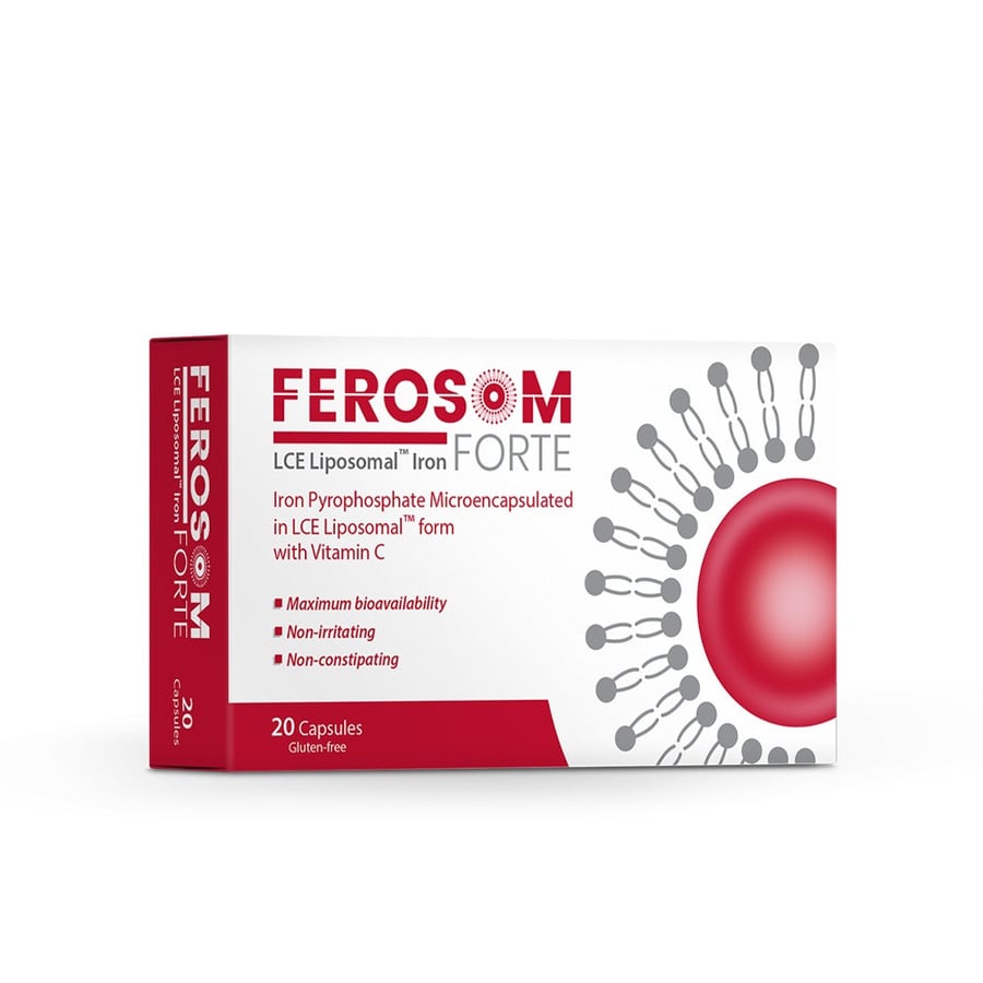 Iron supplement capsules