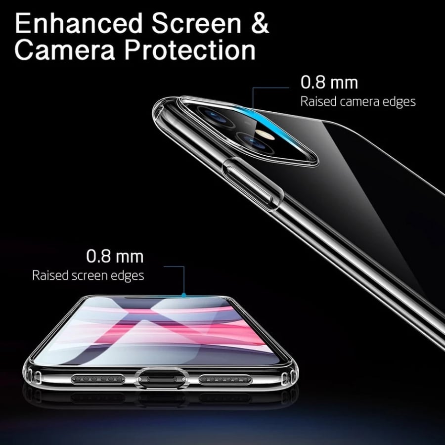 غلاف أيفون شفاف - iPhone transparent case