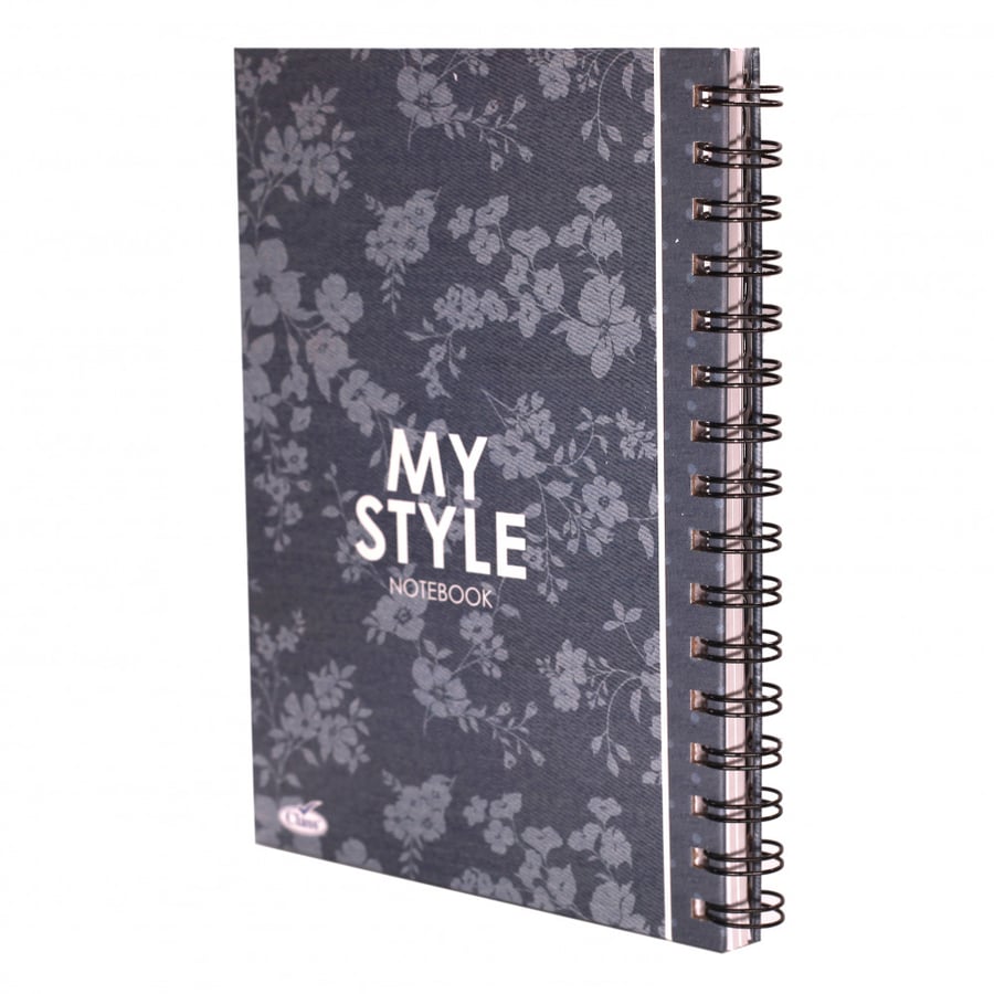 Class - Arabic Record Notebook - 100 Sheets - A5 - Assorted Shapes Class Notebook