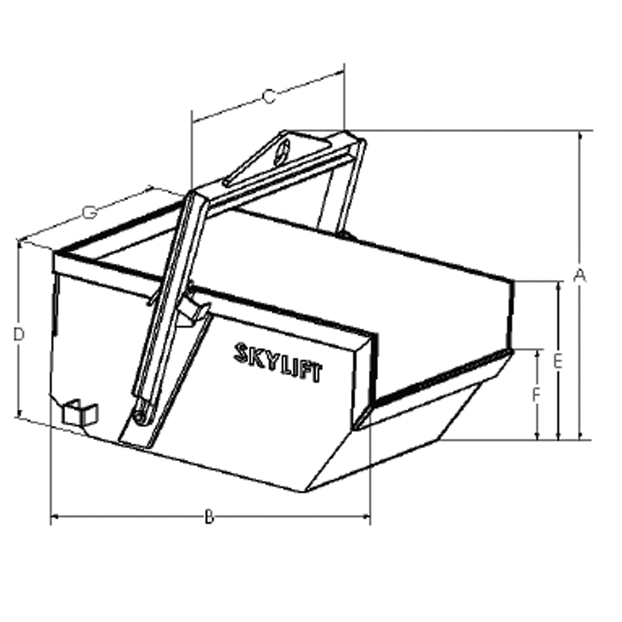 حاويات قارب ذاتية التفريغ- تركى Model SKL 4000 SKYLIFT