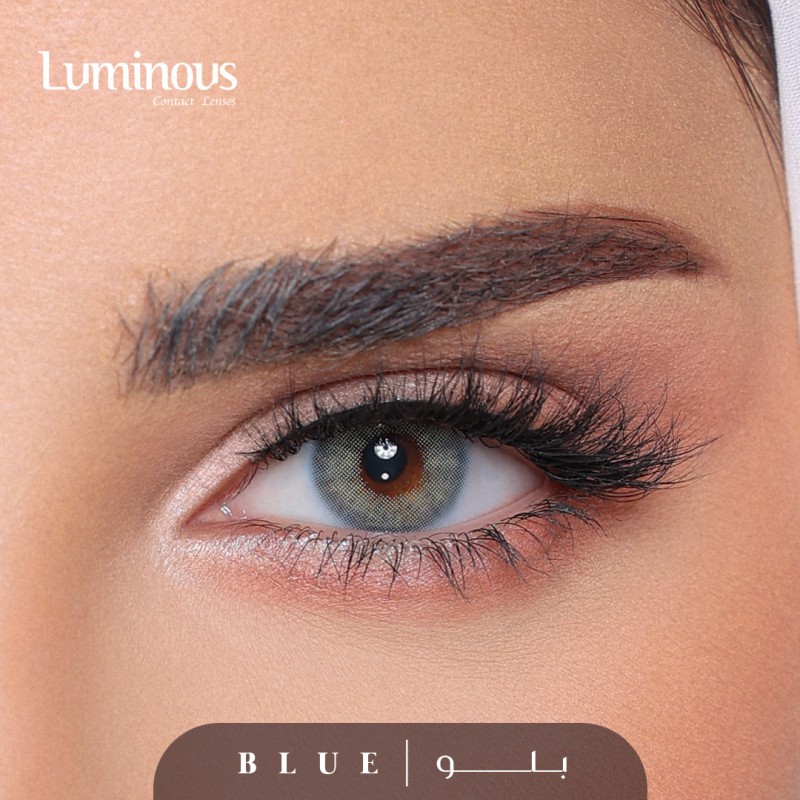 Luminos Monthly Contact Lenses Blue