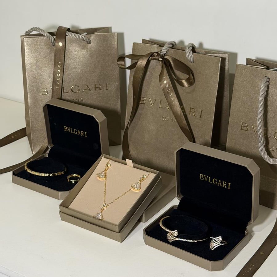 بكج اكسسوارات 6 قطع BVLGARI - شامل الملحقات