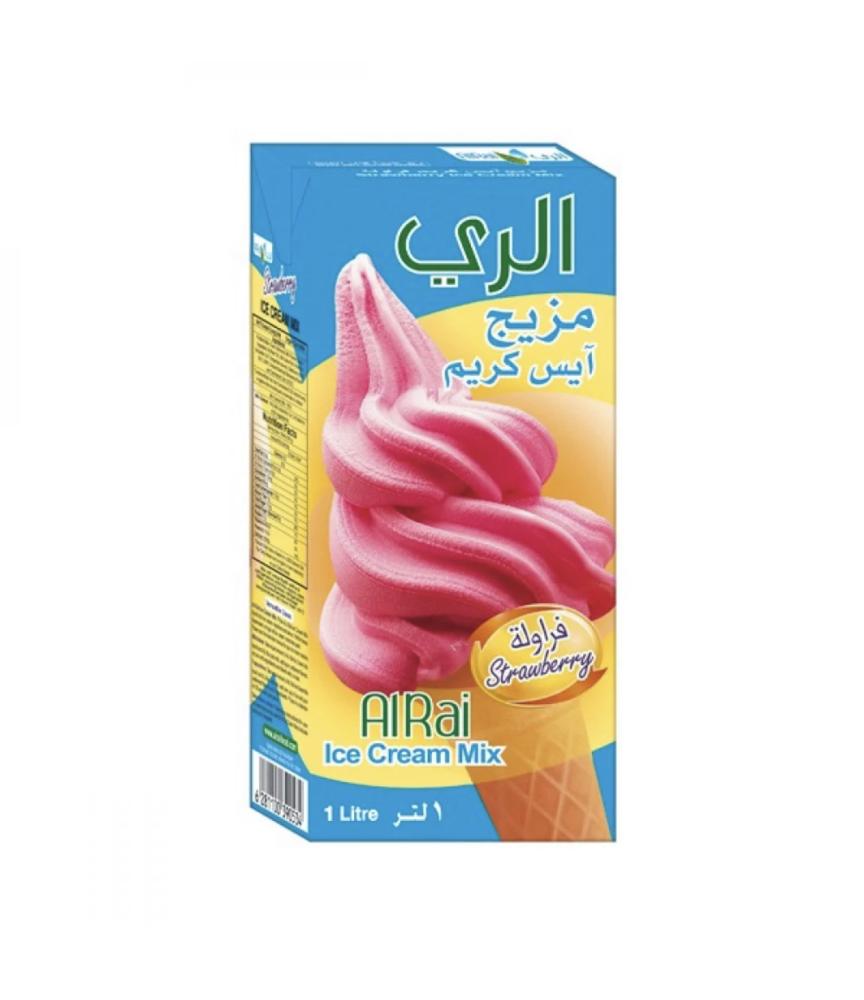 مزيج ايس كريم الري 1 لتر فراولة