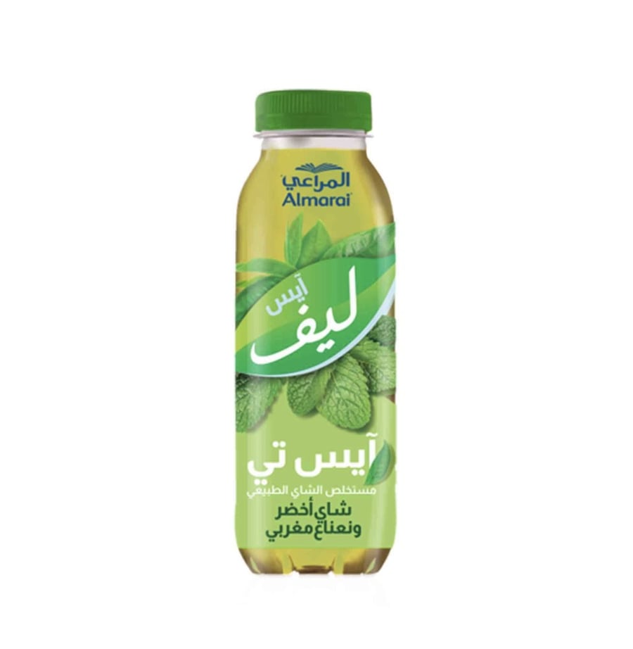 المراعي شاي مثلج اخضر ونعناع 400 مل