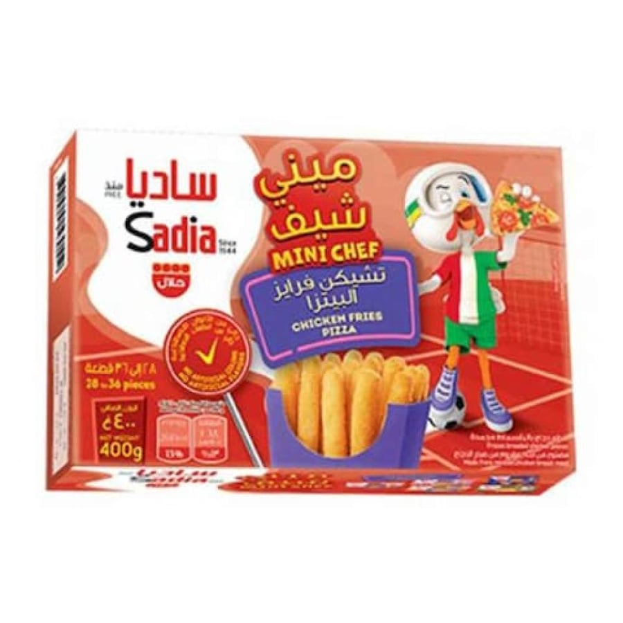 ساديا ميني شيف تشيكن فرايز البيتزا 400جرام