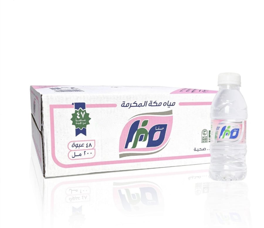مياه صفا مكة المكرمة 200 مل × 48 حبة