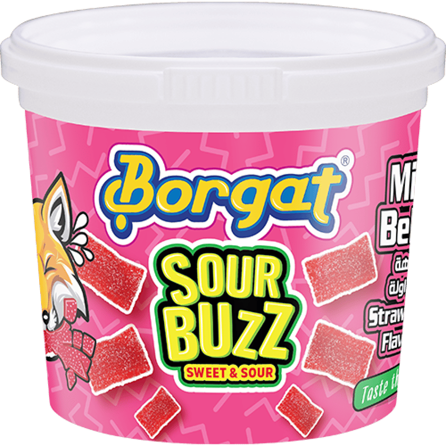 بورقات ساور باور متعددة النكهات 150 جرام