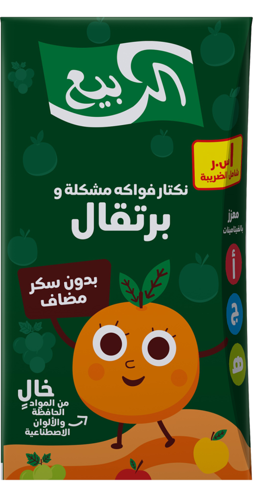الربيع نكتار البرتقال معزز بالفيتامينات 120مل