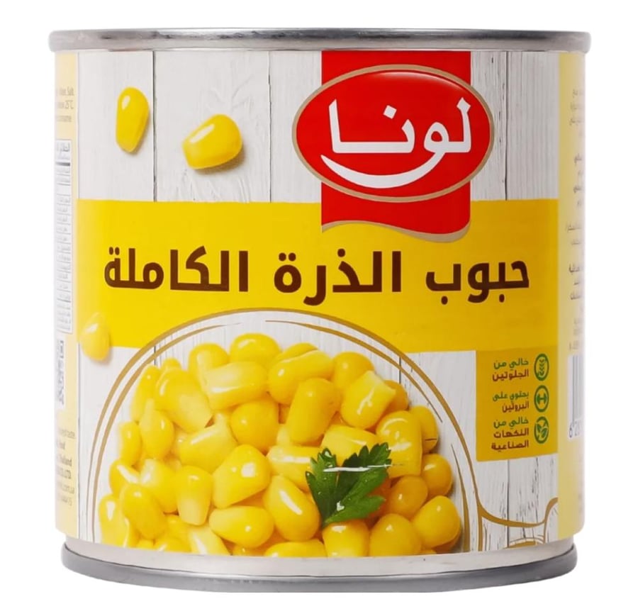 لونا حبوب الذرة الكاملة 340 جرام