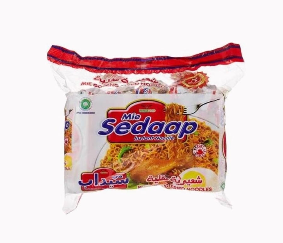 اندومي كوري مي سيداب 90 جرام ×5 Mie Sedaap Mi Goreng Korean‏ 90*5