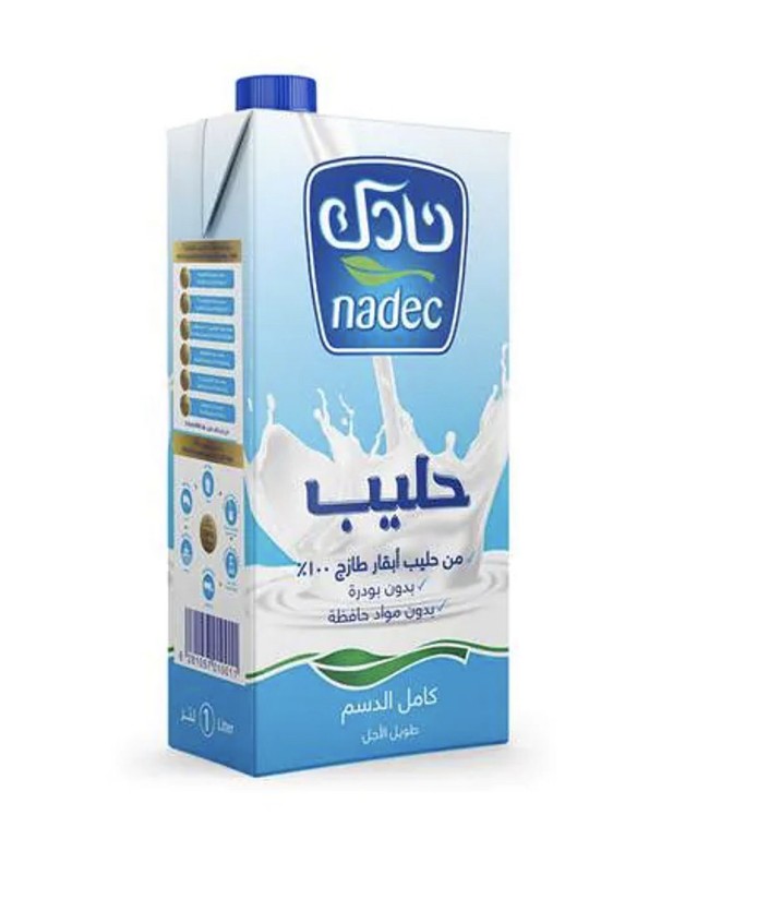نادك حليب طويل الأجل كامل الدسم 1لتر