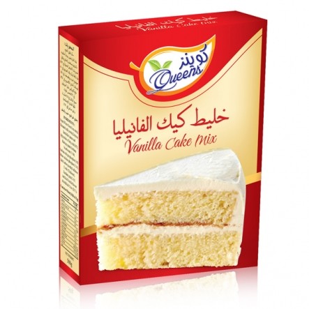 خليط كيك الفانيليا من كوينز