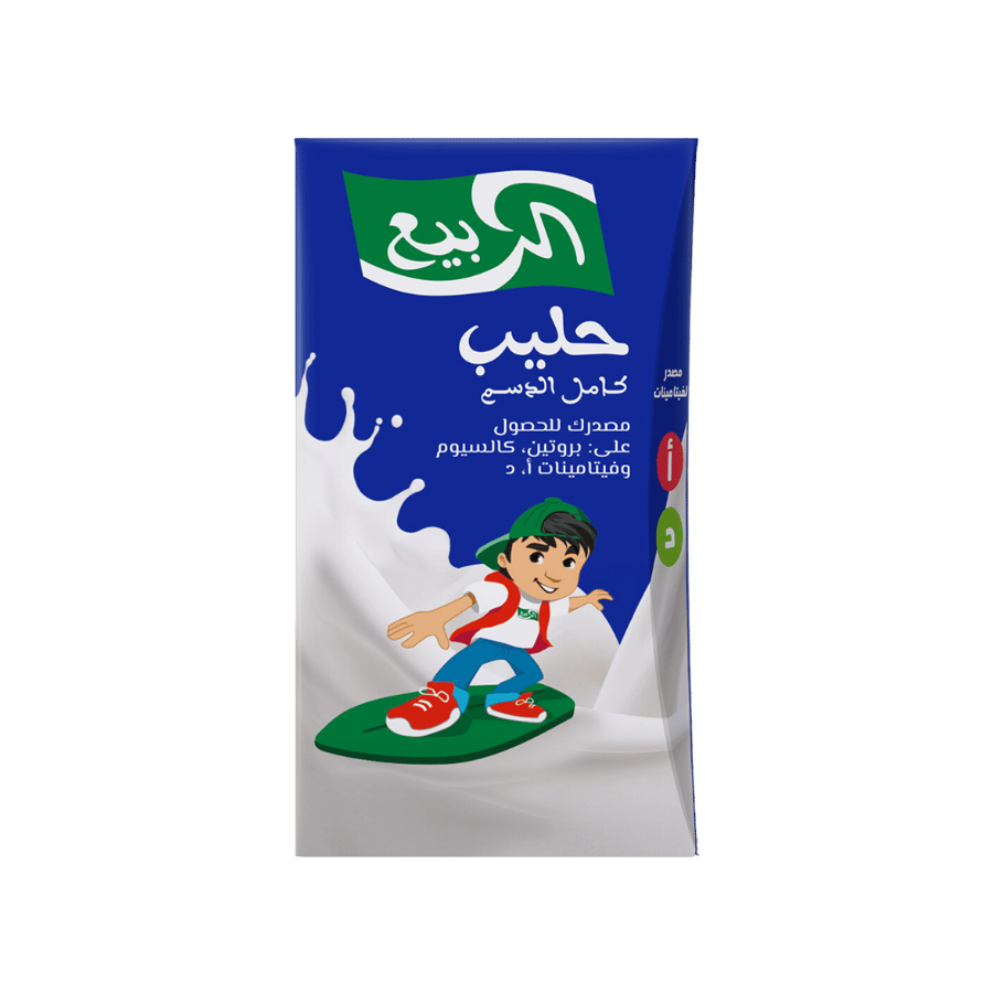 حليب الربيع سادة 125 مل