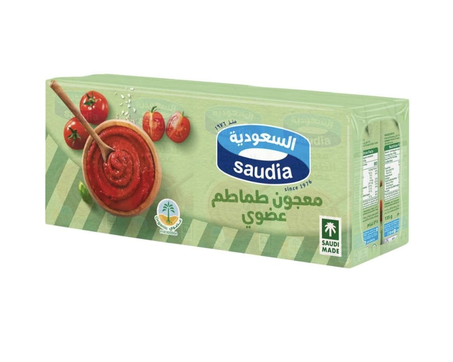 السعودية معجون طماطم عضوي 135 جرام × 4