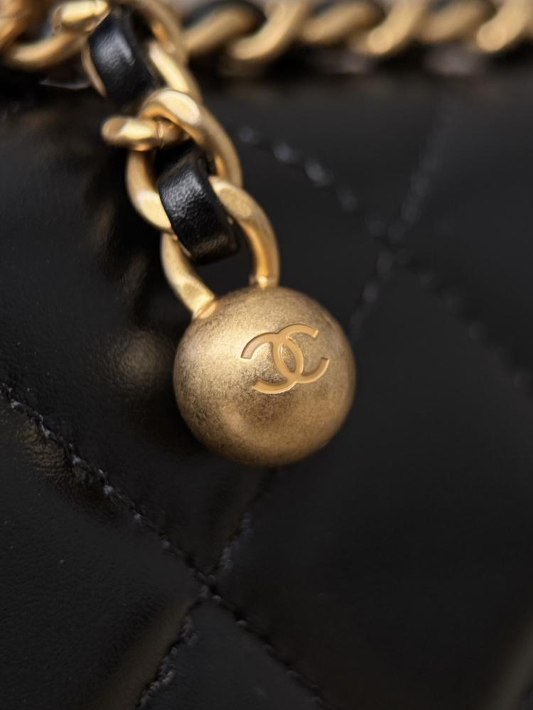 25s Double Gold Ball 19 Black: 19x7x14.5cm